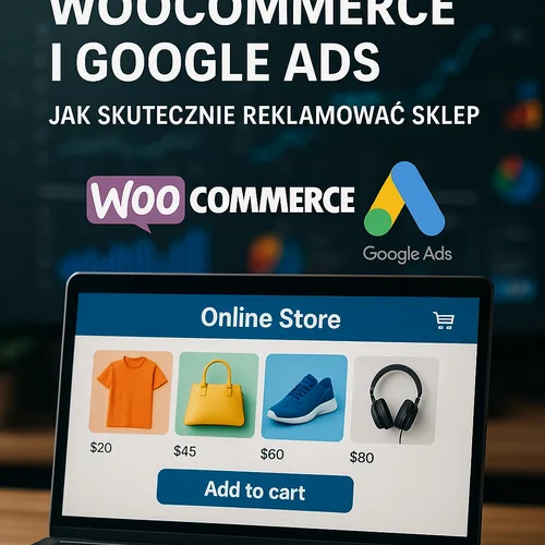 Cover image showing WooCommerce and Google Ads used to promote an online store.
